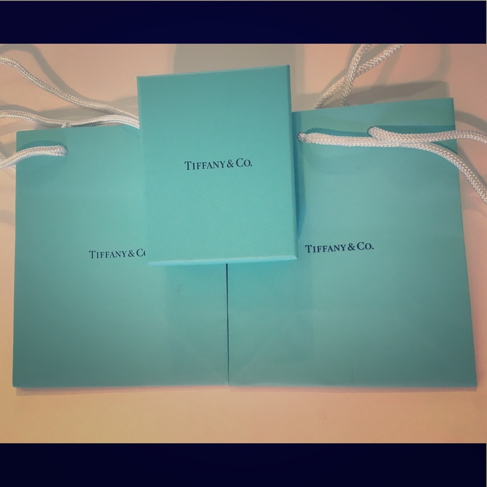 Tiffany & Co. Gift bags and gift box